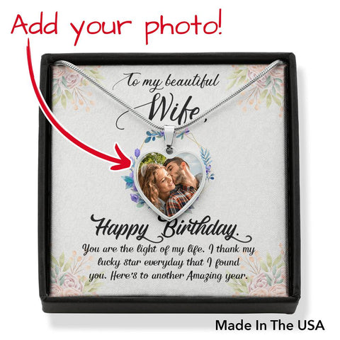 Gift for Wife - Happy Birthday - Heart Pendant - Seed Loving Gift